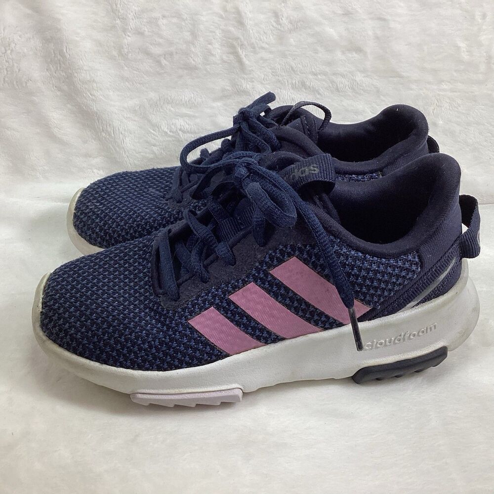 Adidas FX7273 Kids CloudFoam Racer TR 2.01 Shoes Blue/Purple Size 11 1/2